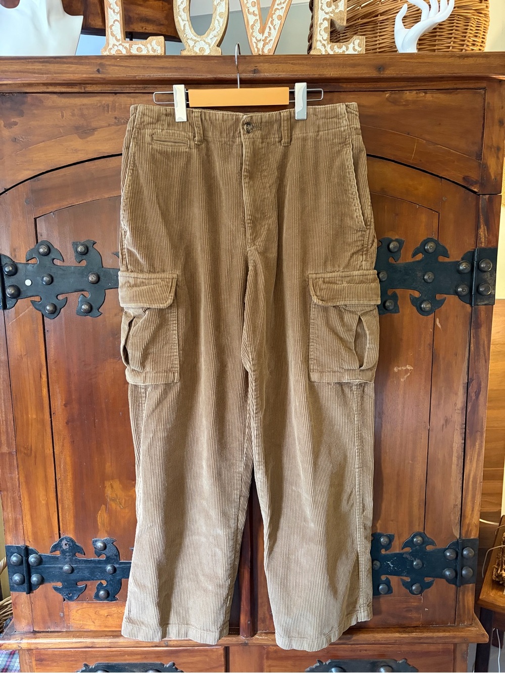 J. Crew Brown Corduroy Cargo Pants